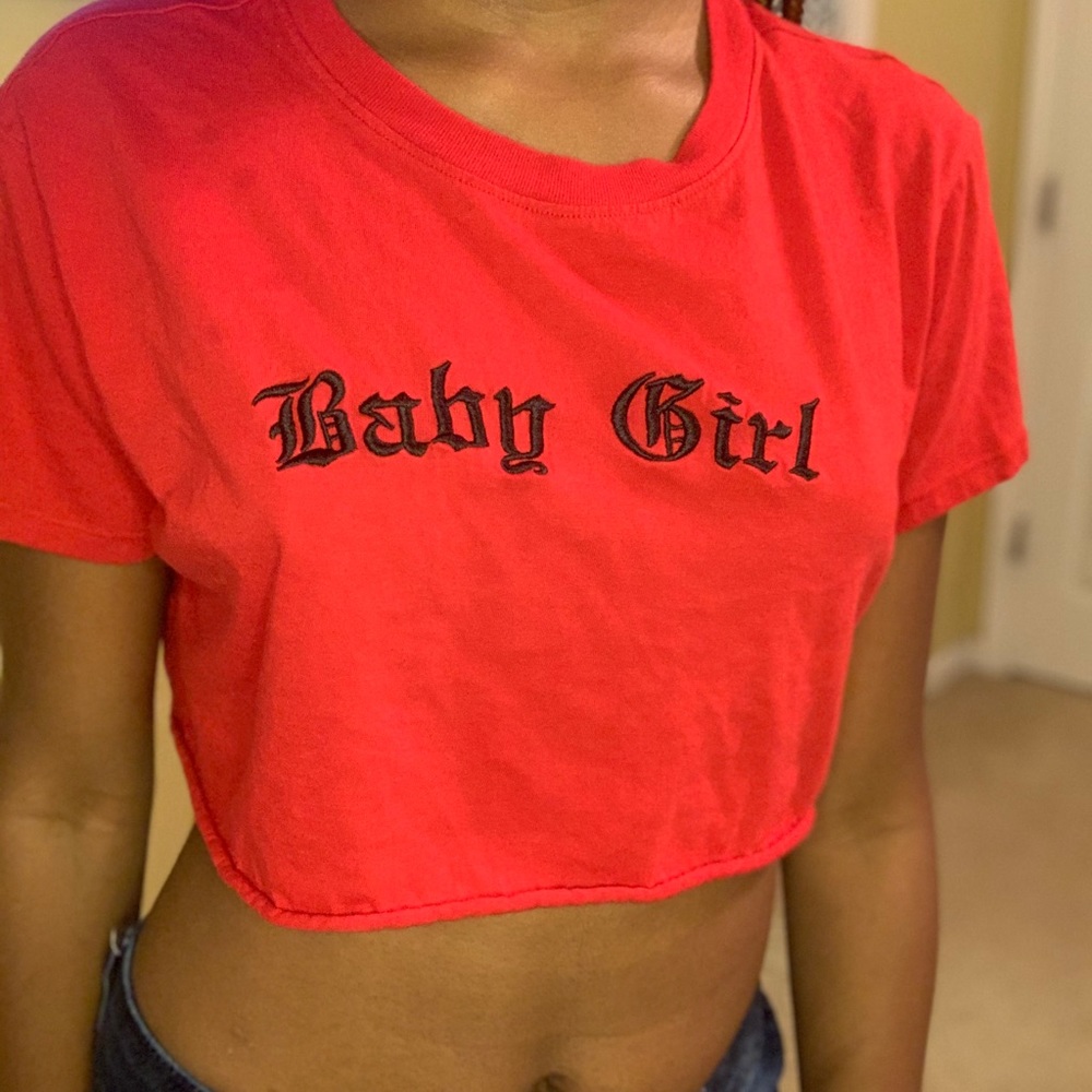 Baby girl crop top shirt